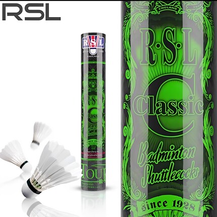 RSL亚狮龙特级Classic C羽毛球优选鹅毛A级全圆耐打专业比赛用球