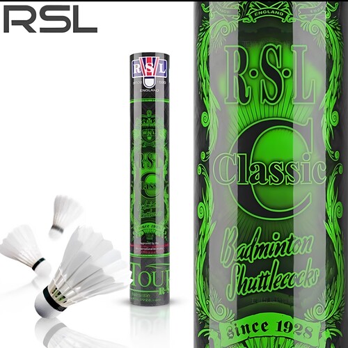 RSL亚狮龙特级耐打比赛羽毛球