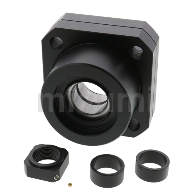 丝杠支座组件BRW BRWR6 8 10 12 15 20 25 固定侧 圆型 标准型