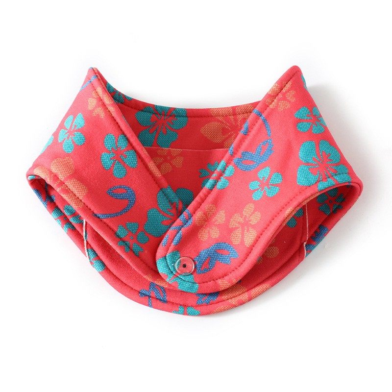 秋冬新款绒德带兜护颈椎护