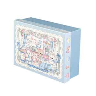 乐本·冰淇淋甜屋可爱生日礼盒空盒情人节卡通特大号包装盒子儿童