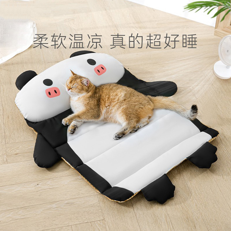 宠物凉席猫咪夏天降温凉垫小型犬狗垫子睡觉用夏季可拆洗睡垫地垫