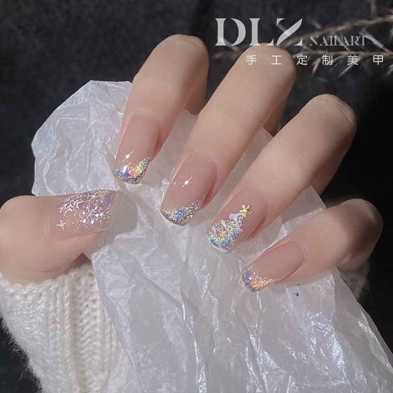 彩色多巴手工定制穿戴甲