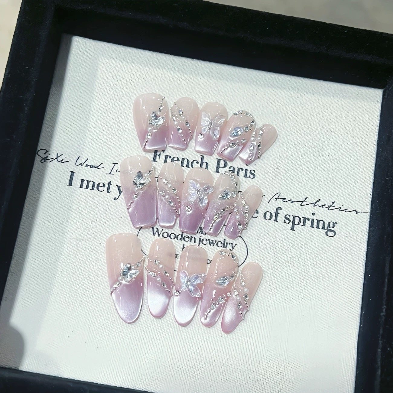 DLZ九紫离火手工定制穿戴甲可拆卸穿戴甲2025新款轻奢美甲贴片,彩妆/香水/美妆工具,穿戴甲/甲片,淘宝优惠券,粉丝福利购,淘宝优惠卷