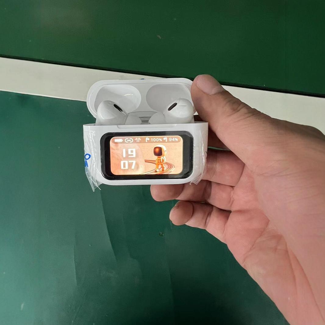 A9Pro 2024新款华强北适用于苹果降噪带屏款蓝牙耳机TWS
