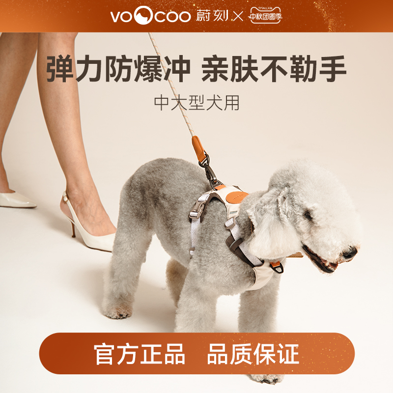 蔚刻防爆冲小狗狗牵引绳小型犬