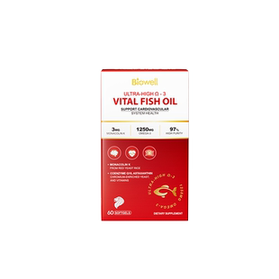 【自营】升级Biowell红钻鱼油97%高纯度EPA深海omega3辅酶 60粒