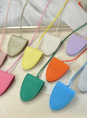 多巴胺彩皮磁吸眼镜挂脖项链女