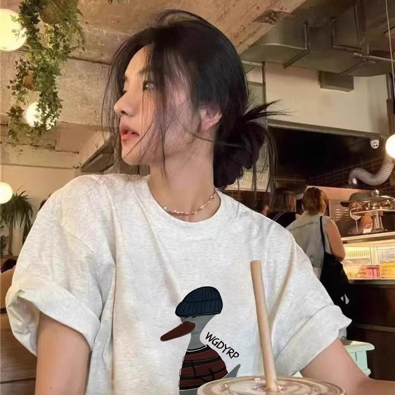 胖MM大码韩系简约纯色短袖T恤女2025夏季新款宽松显瘦百搭上衣潮