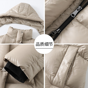 【流光泡芙】极寒700+高蓬90鹅绒羽绒服男女25新款冬短款收腰显瘦