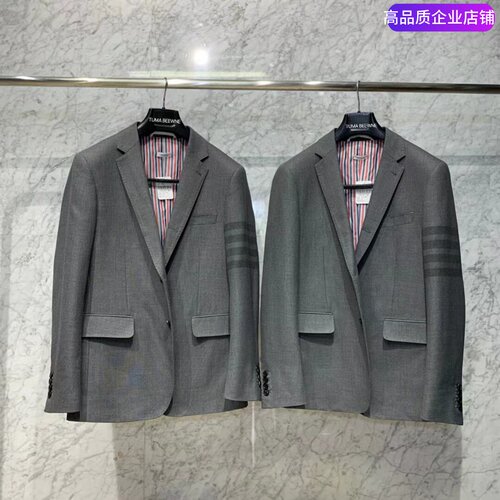 TB四道杠全羊毛高级商务休闲西装