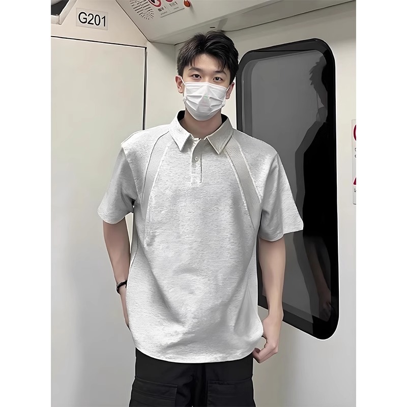 特大码300斤短袖POLO衫男夏季