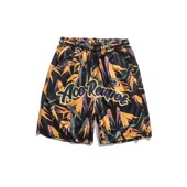 子休闲运动5分裤 特大码 子 薄款 沙滩裤 300斤夏威夷花短裤 男潮牌夏季