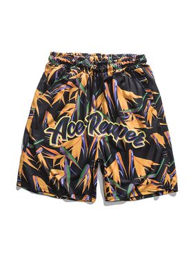 特大码300斤夏威夷花短裤男夏季