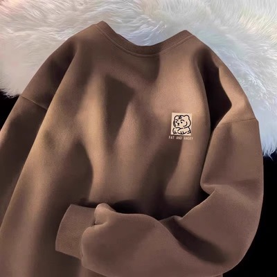 特大码300斤纯棉卫衣男女装秋冬