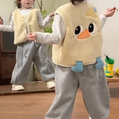 儿童百搭可爱轻薄马甲背心男童女童童装 开学季 宝宝坎肩 新款 秋冬季