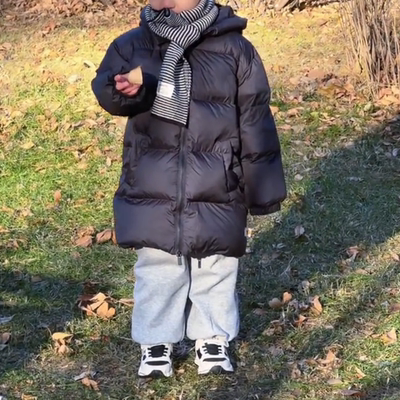 2025新款轻薄儿童羽绒服男童女童亲子中大童冬季连帽加厚宝宝外套
