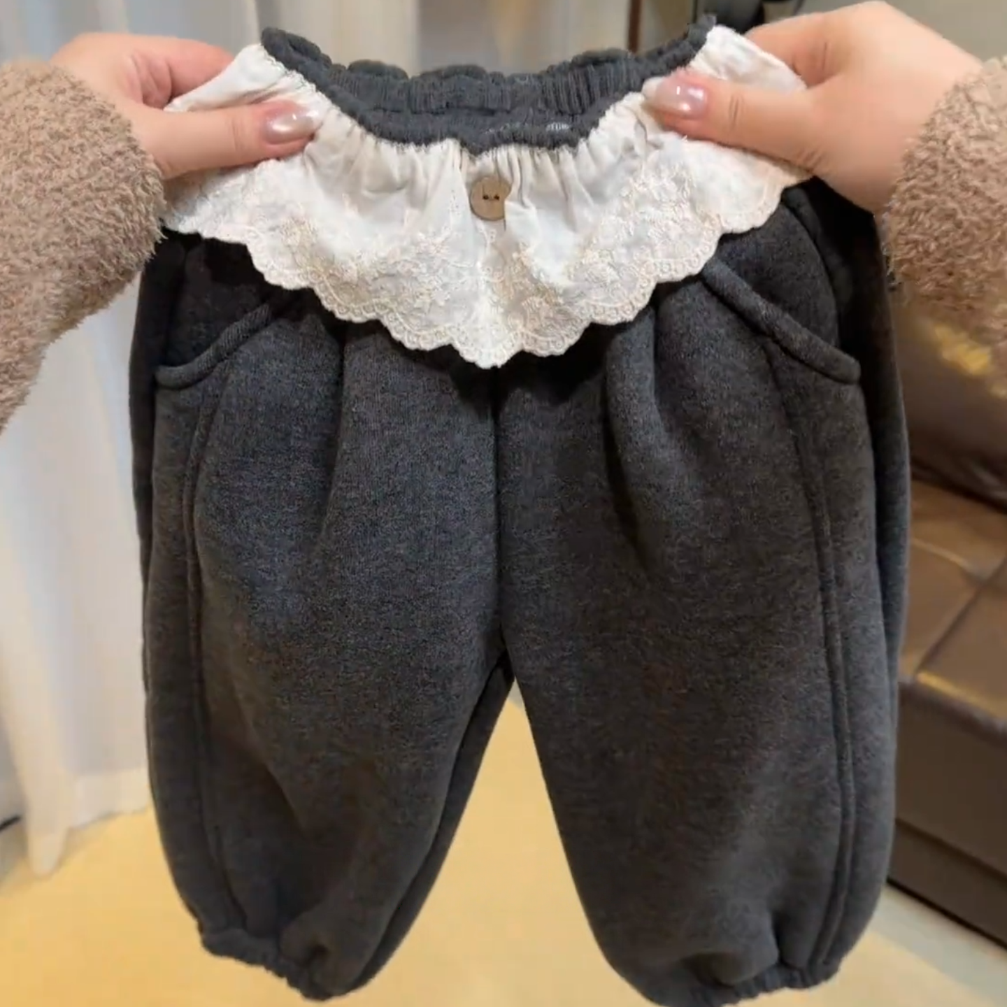 女童加绒裤子秋冬2025新款儿童加厚一体绒运动裤女宝宝保暖卫裤潮,童装/婴儿装/亲子装,裤子,淘宝优惠券,粉丝福利购,淘宝优惠卷