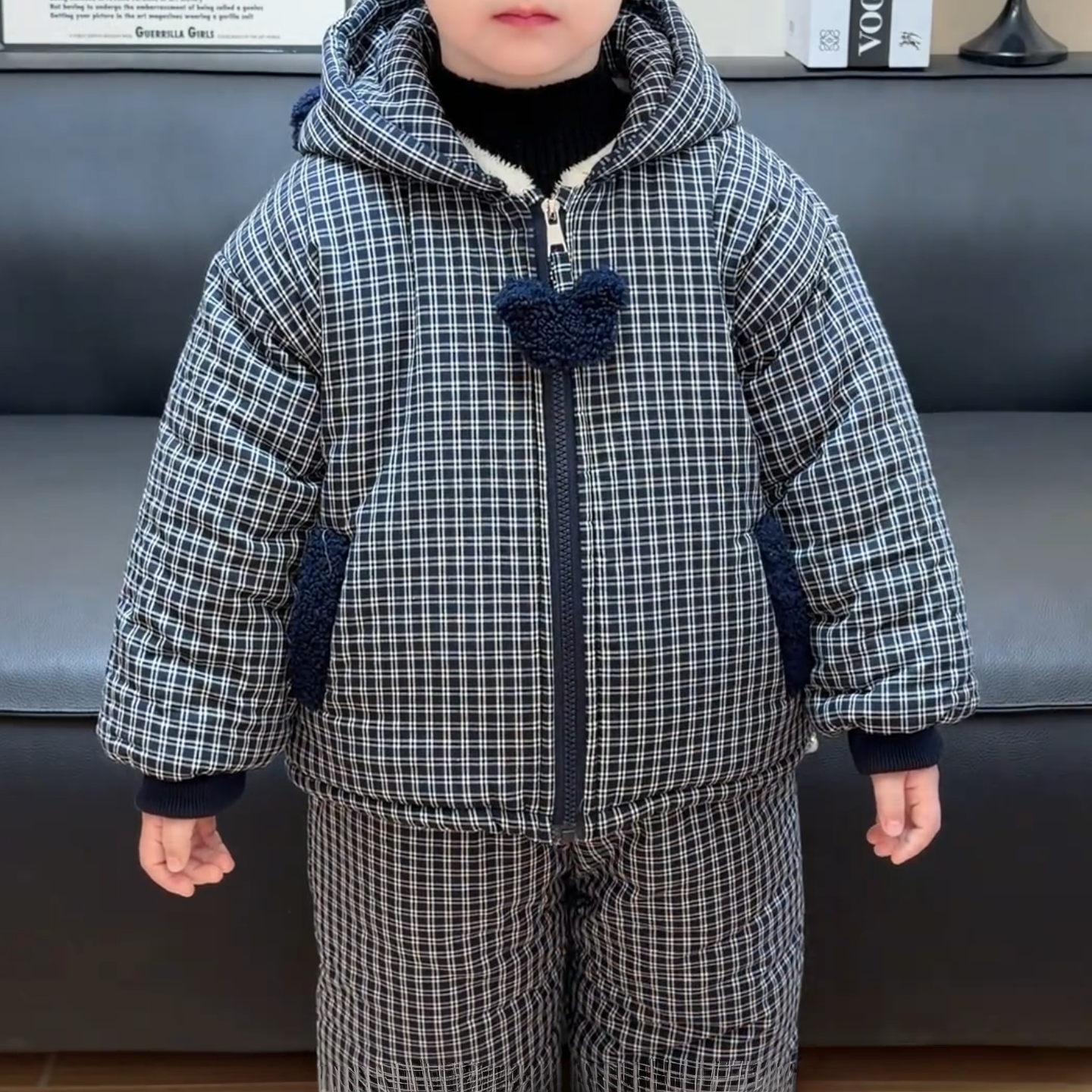 儿童冬款套装2025新款小熊棉袄棉裤男女童一件过冬加绒保暖两件套,童装/婴儿装/亲子装,套装,淘宝优惠券,粉丝福利购,淘宝优惠卷