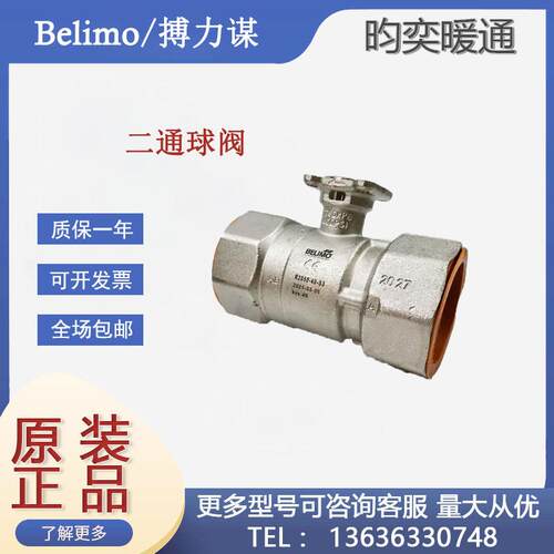 搏力谋R2015-4-S1电动球阀R2020-6P3-S1二通球阀DN15/DN20调节阀