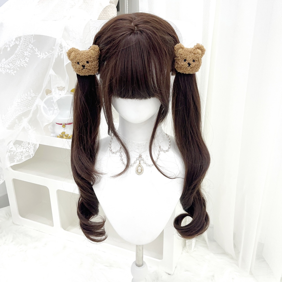 【琥珀小熊】纤韵佳人罗马卷假发女65cm全头套Lolita长卷发jk少萝