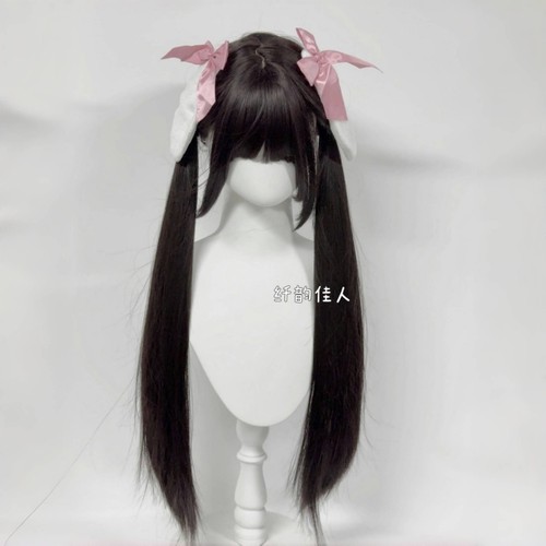 纤韵佳人假发女黑棕Lolita软妹