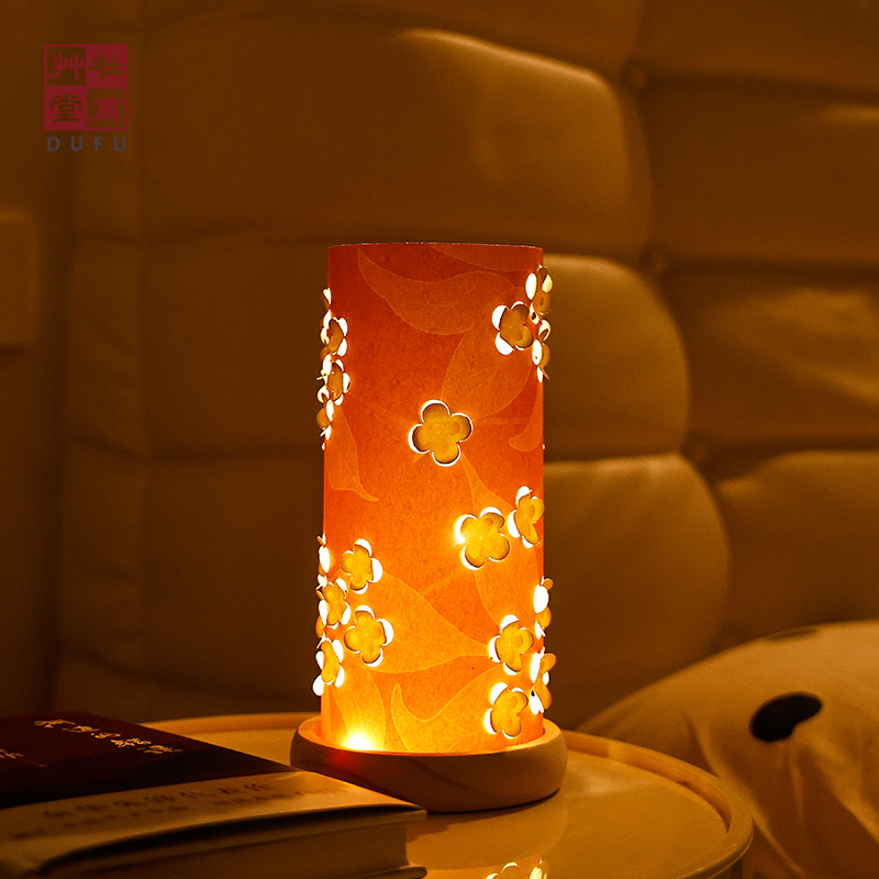 杜甫草堂桂花落·DIY纸雕灯