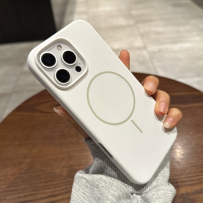 适用苹果16promax液态硅胶手机壳iphone15pro新款细圈纹magsafe磁吸14官网同款12简约纯色plus高级13保护套11