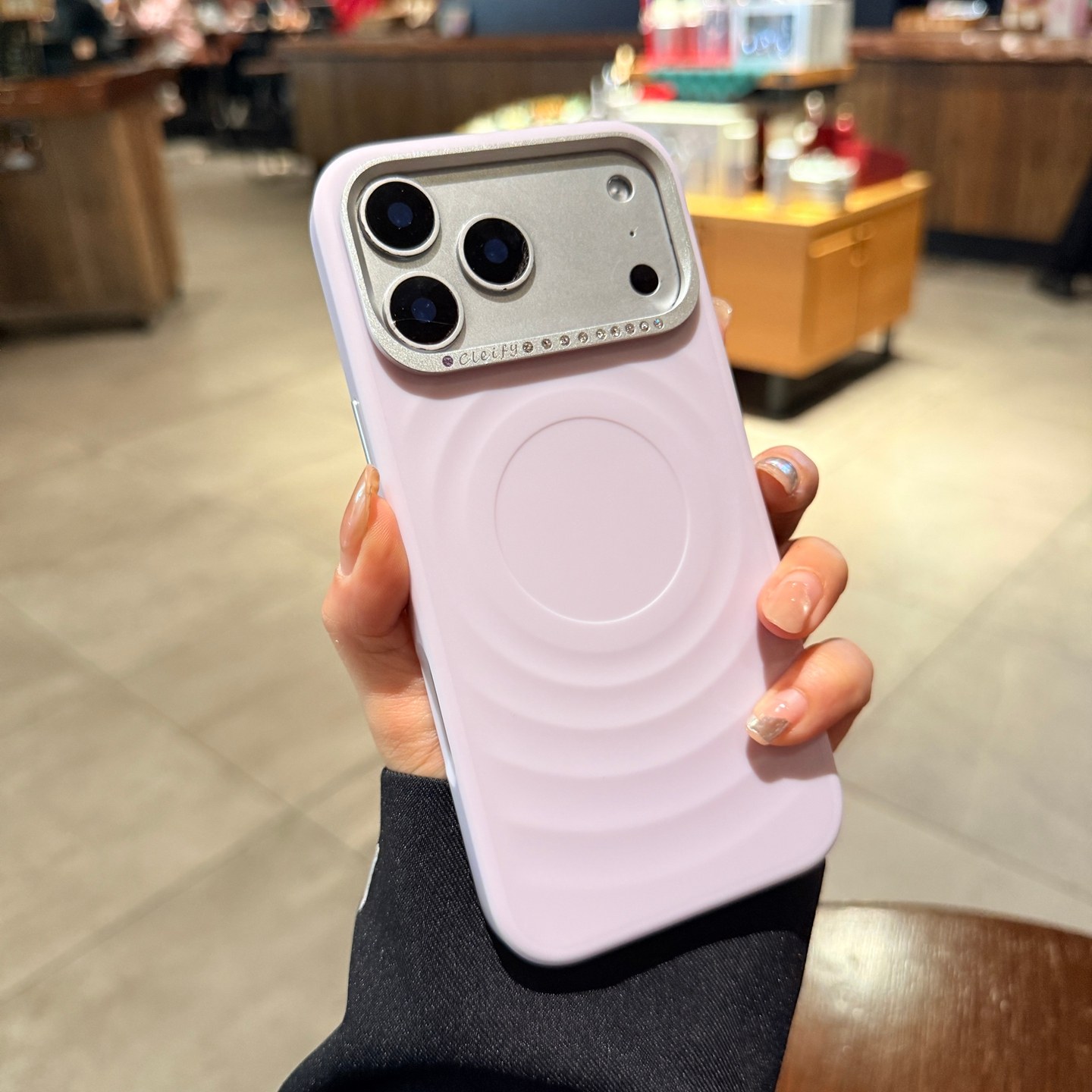 镜头框带闪钻适用苹果17promax手机壳Magsafe磁吸iphone17新款波漾纹16pro香芋紫液态硅胶14PM高级15pm保护套,3C数码配件,手机保护套/壳,淘宝优惠券,粉丝福利购,淘宝优惠卷