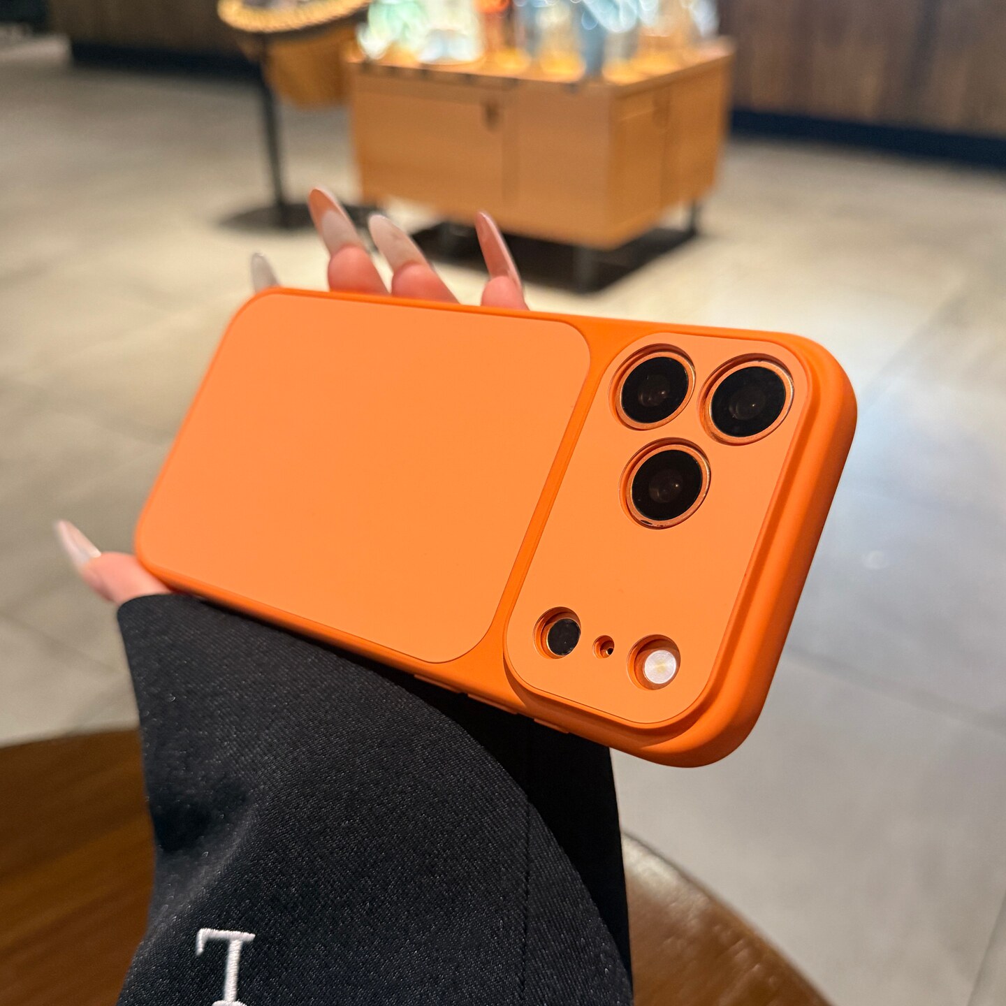 肤感硅胶适用苹果17promax手机壳iphone16高级感新款爱玛橙纯色15pro秒变17大视窗14情侣13PM防摔保护套男女