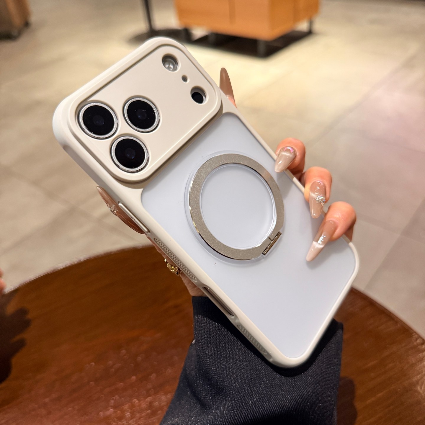 Magsafe支点壳适用iphone17手机壳磁吸支架17pro