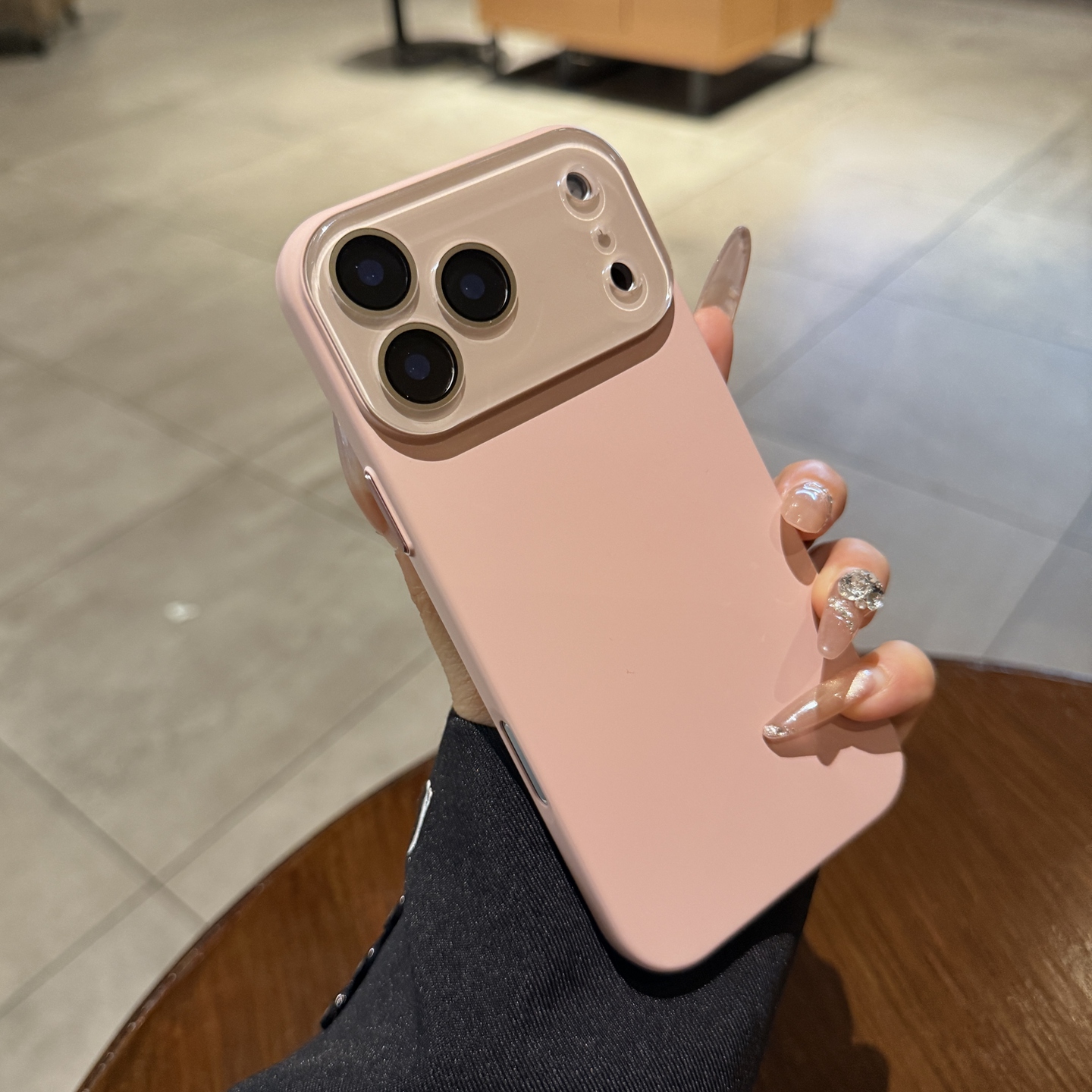 适用苹果17promax手机壳iphone17新款Air情侣16pro少女粉纯色15自带镜头膜全包12简约高级13磨砂14plus保护套