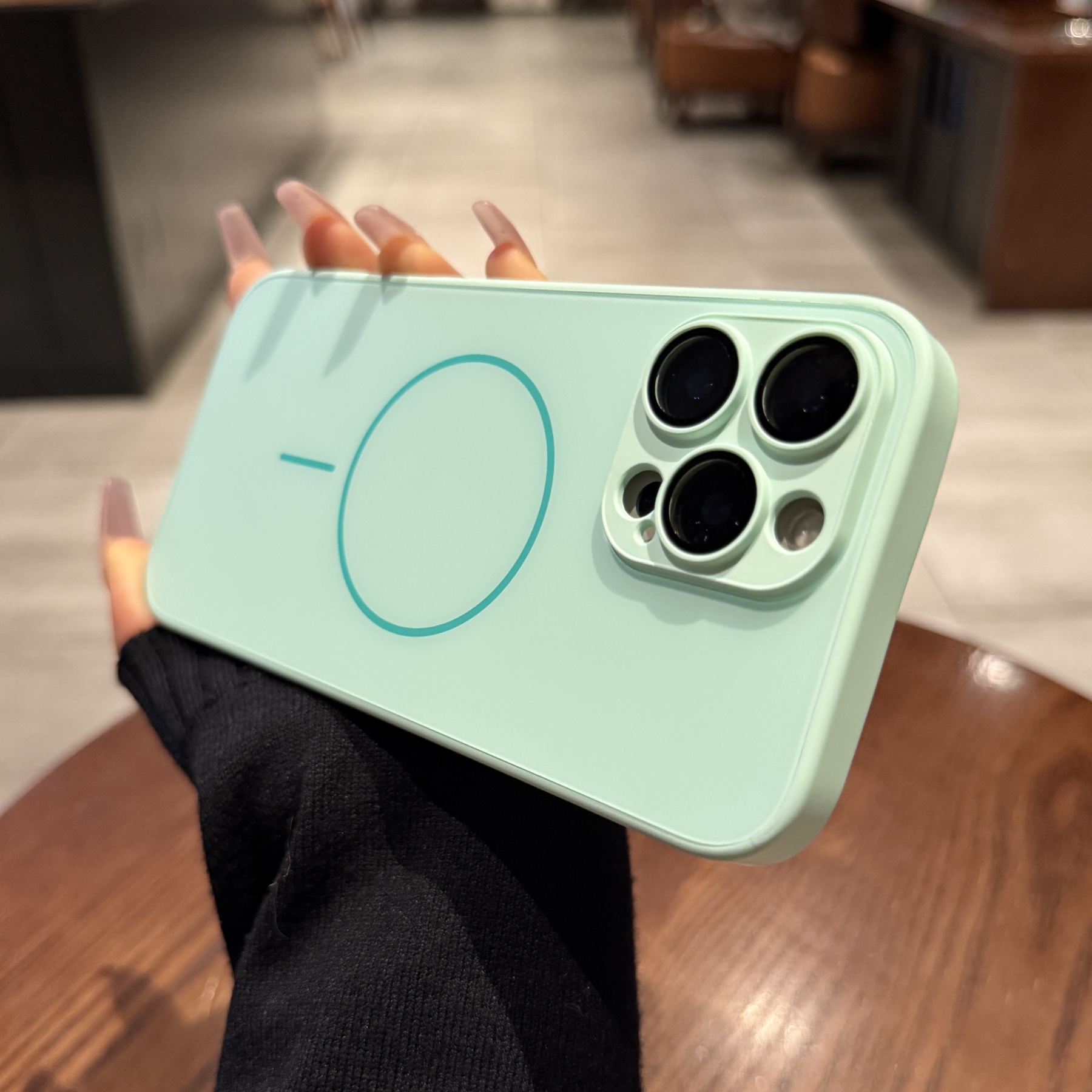 适用iphone16promax磁吸手机壳苹果15新款细圈AG磨砂13pro防指纹14薄荷绿色12镜头膜全包plus防摔13保护套11