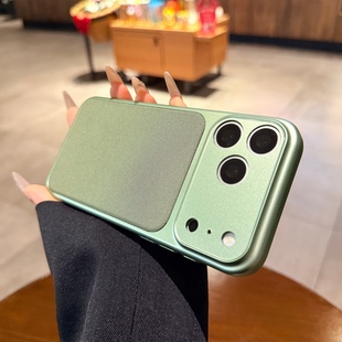 官网编织纹适用iphone17磁吸手机壳17promax苹果16promax新款15PM秒变大视窗14磨砂绿色12全包镜头膜13保护套