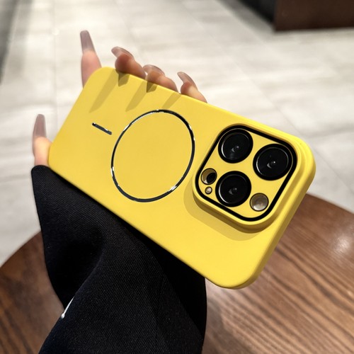 镜头膜保护适用苹果17ProMax手机壳新款细圈iphone16超薄磨砂15pro磁吸充电14柠檬黄纯色13por全包12套17Air