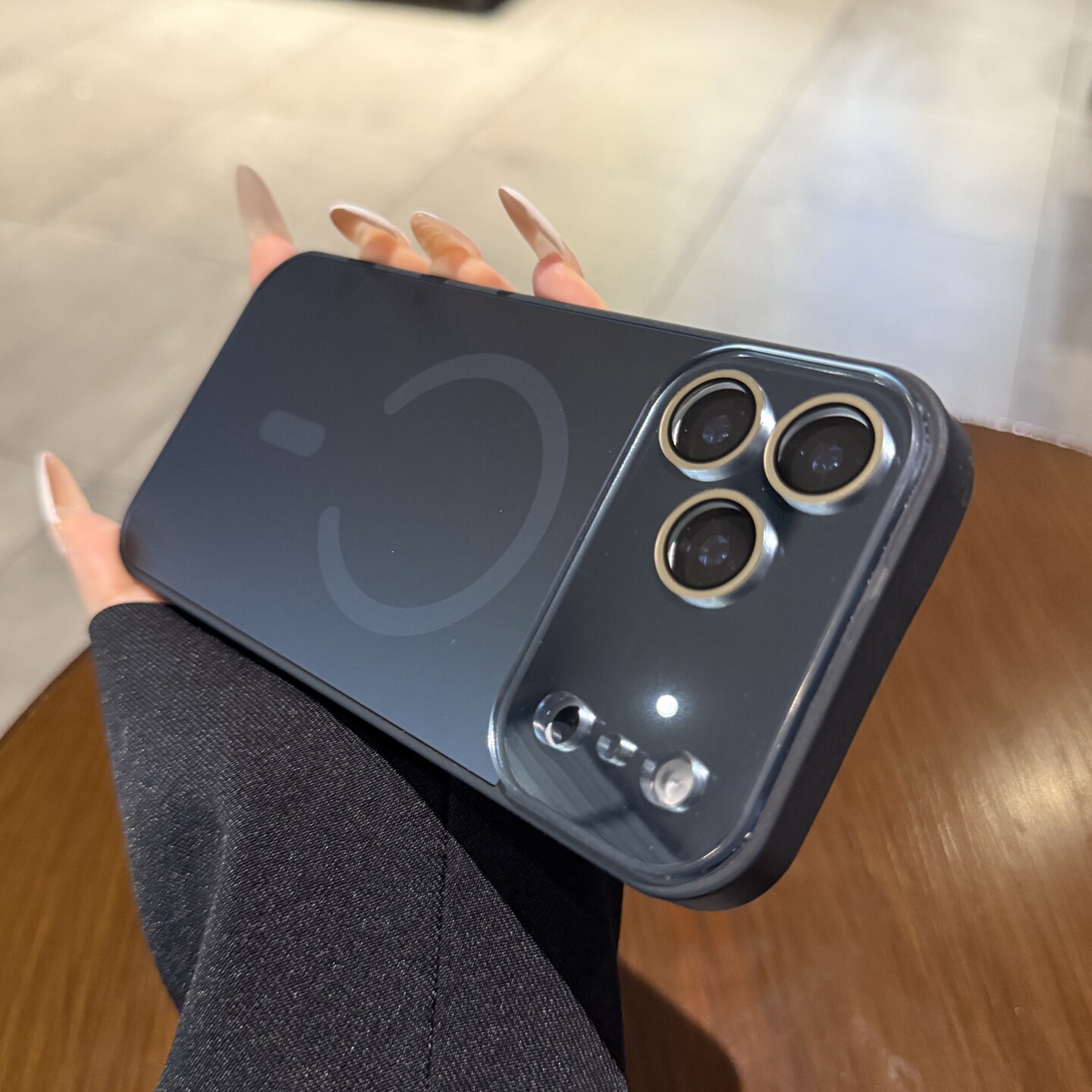 新款C圈磁吸适用iPhone17promax手机壳17Air苹果16pro新款大视窗镜头膜15PM全包14pro黑色磨砂12男士13保护套