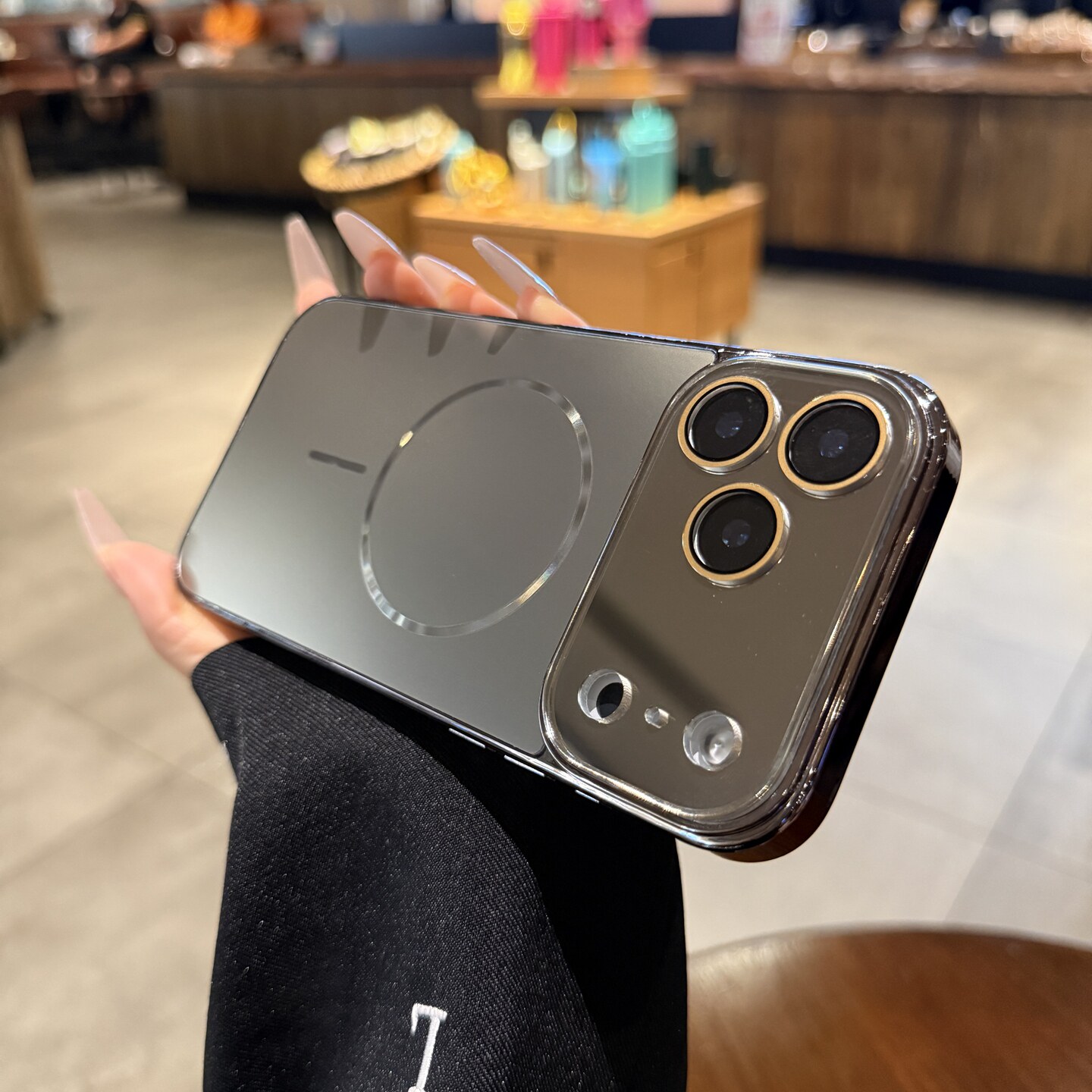 适用苹果17promax手机壳磁吸充电iphone17pro新款AG磨砂16钛原灰电镀air秒变大视窗镜头膜全包14高级15保护套