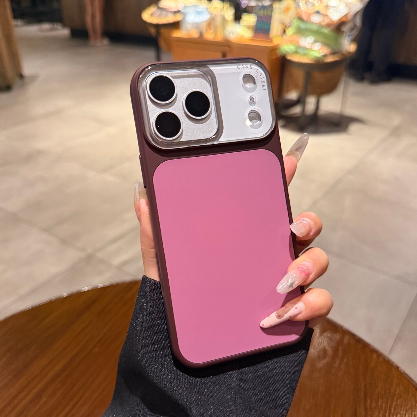 适用iPhone17手机壳苹果17promax新款树莓紫酒红撞色16pro大视窗13液态肤感14P情侣全包女15大孔高级12保护套