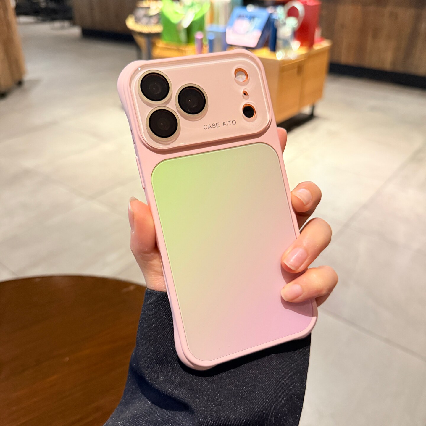 四角防摔适用iphone17promax手机壳苹果16pro渐变色新款粉红芭乐15硅胶肤感磨砂14大视窗镜头全包保护套高级