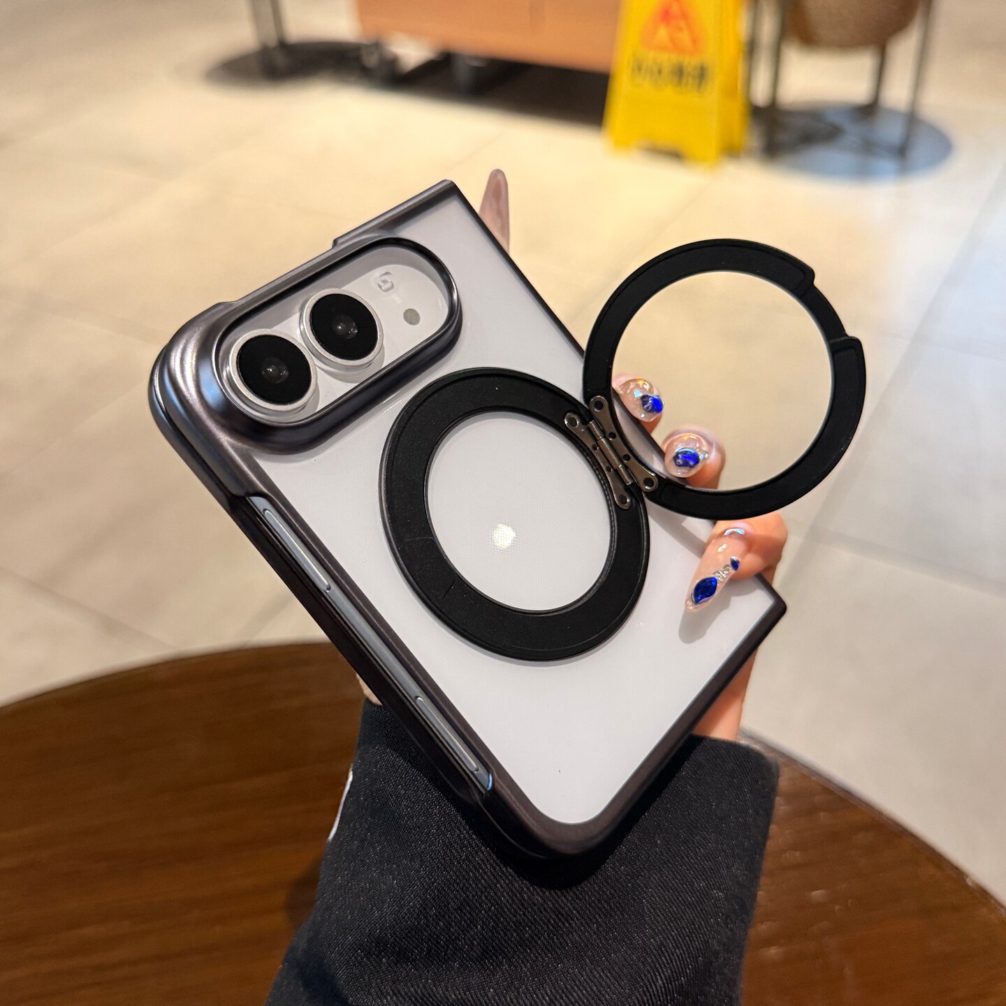 旋转磁吸支架支点壳适用苹果ultra手机壳iPhone18Fold折叠屏壳膜一体新款哑光电镀黑色18ultra超薄透明保护套