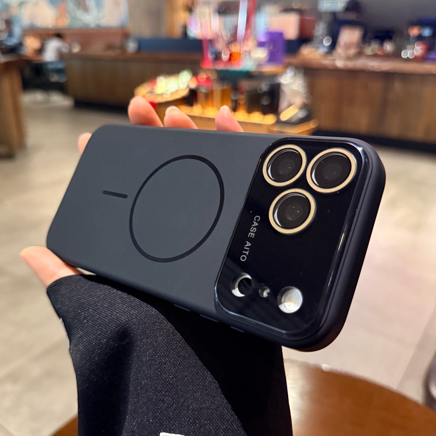 大视窗镜头膜适用苹果17promax手机壳液态硅胶iphone16新款Magsafe磁吸15pro情侣13全包12高级感黑色14保护套