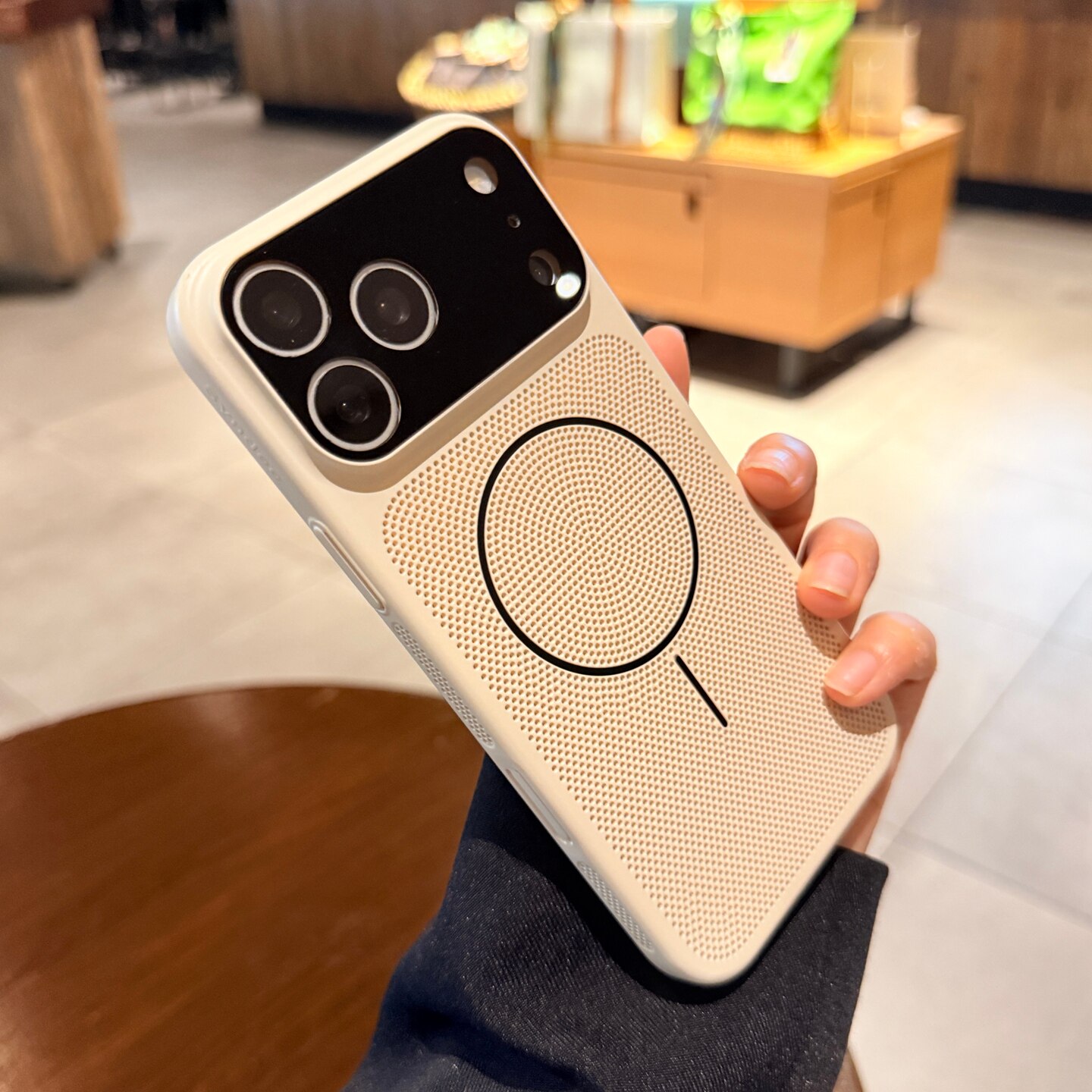 秒变17大视窗磁吸散热壳适用苹果17promax手机壳iphone16pro新款黑白撞色镜头15情侣14P全包防摔13保护套高级