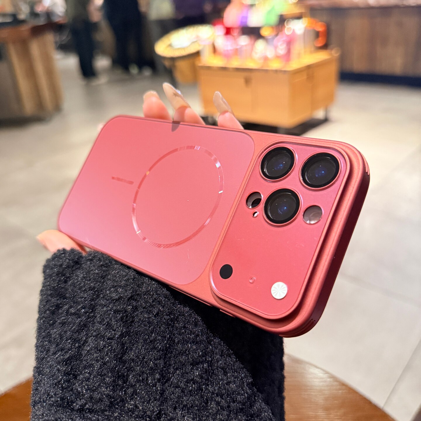 肤感磨砂红色适用苹果17手机壳磁吸iPhone17promax新款15pro高级16秒变大视窗14镜头膜全包13情侣保护套女Air