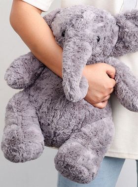 公仔灰色玩偶抱枕大象布娃娃儿童大耳象卡通礼物安抚睡觉毛绒玩具