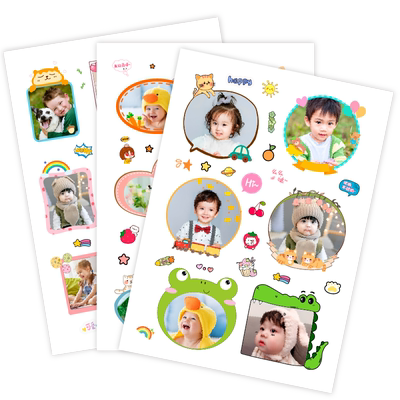 幼儿园成长手册照片打印可粘贴