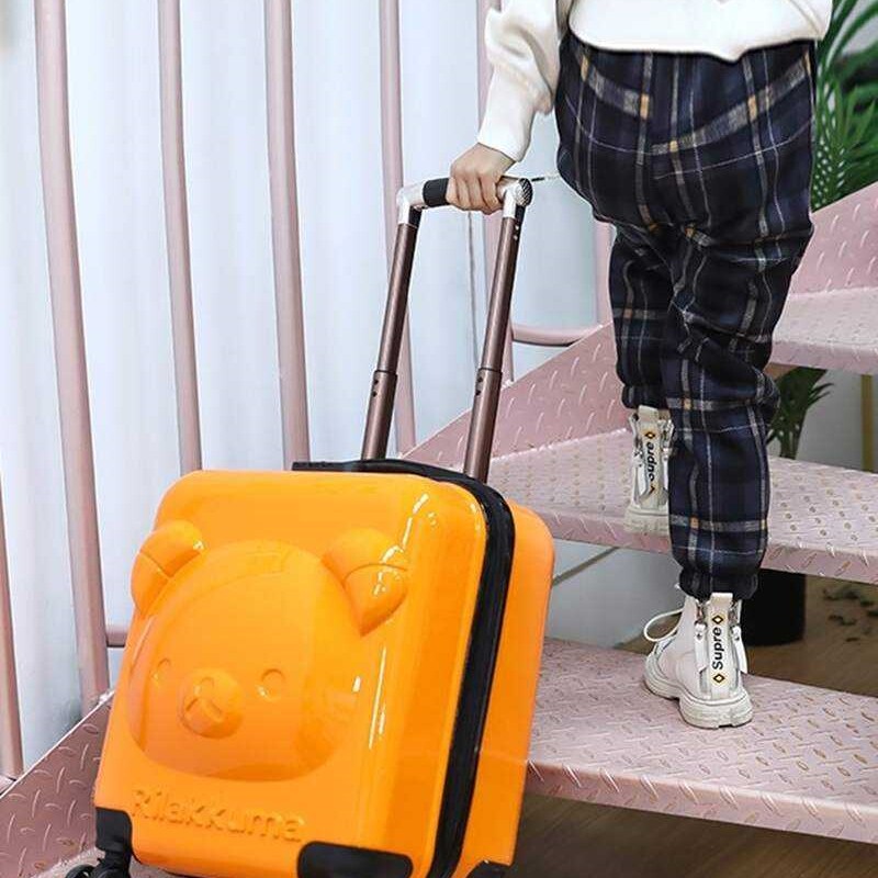 儿童夏令营行李箱密码箱拉杆男女童18寸小型轻便培训机构招生礼品