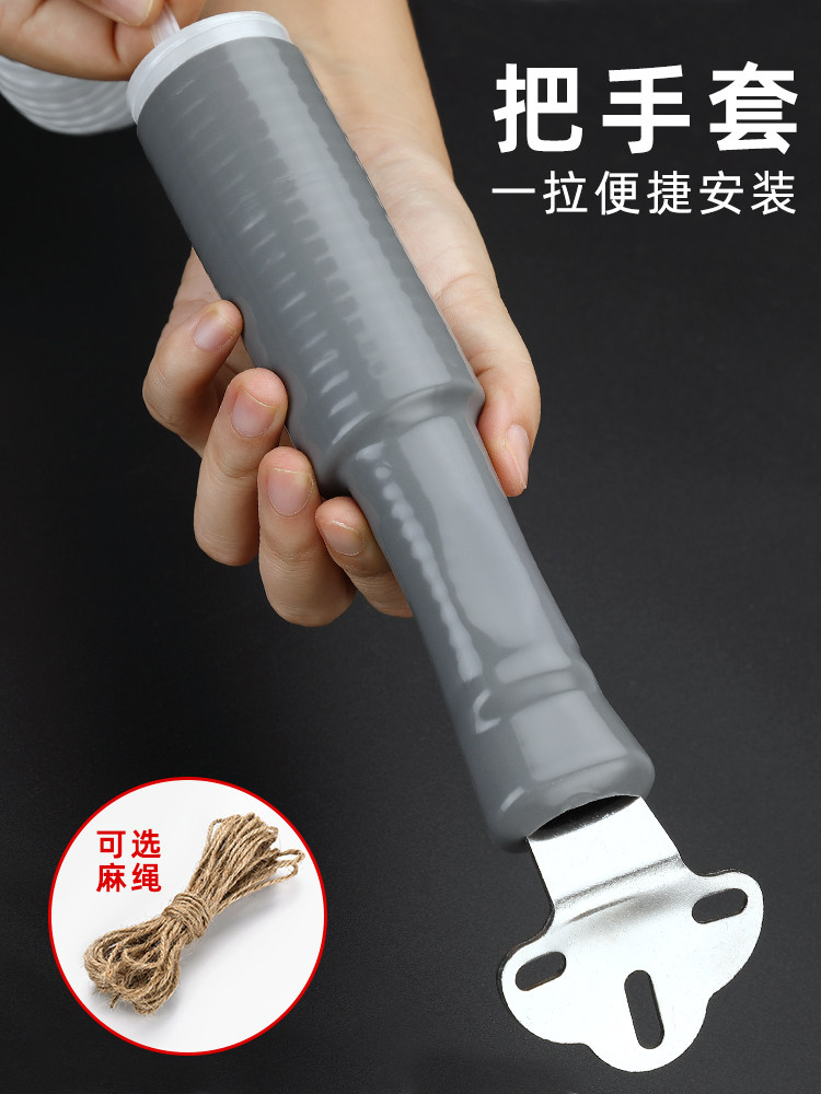 锅铲铁锅把手防烫橡胶硅胶隔热锅把套手柄套防滑炒锅柄套耐隔热套