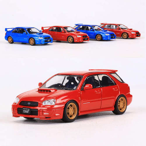 Furuya 1:64斯巴鲁翼豹Impreza STI 8代旅行版/轿车版合金车模型