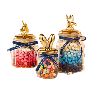 玻璃瓶收纳瓶许愿瓶幸运星星瓶折纸罐子五角星漂流瓶礼物千纸鹤