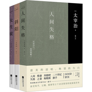 太宰治集:人间失格+斜阳+女生徒(全3册) (日)太宰治 著 杨伟 译 江苏凤凰文艺出版社